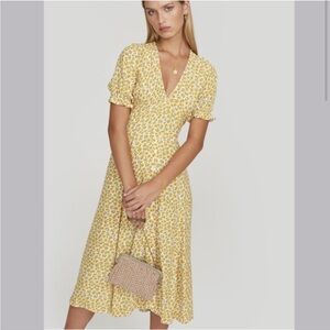 Faithfull the Brand Floral Midi Dress